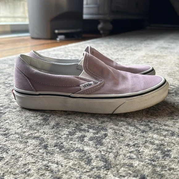 Vans lilac classic slip on sneakers - Picture 3 of 8